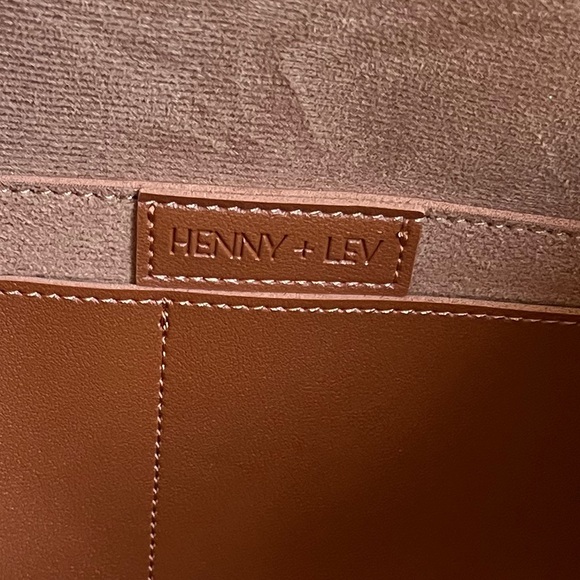 henny+lev | Bags | Tan Leather Tote Bag | Poshmark Henny + Lev Chic Tan Leather Tote Bag
